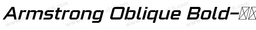 Armstrong Oblique Bold字体转换